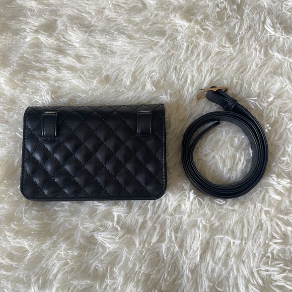 Stylenanda Black Quilted Waist Bag - Picture 4 of 4